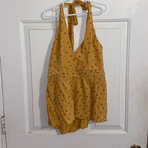 Baby doll halter tie AEO top